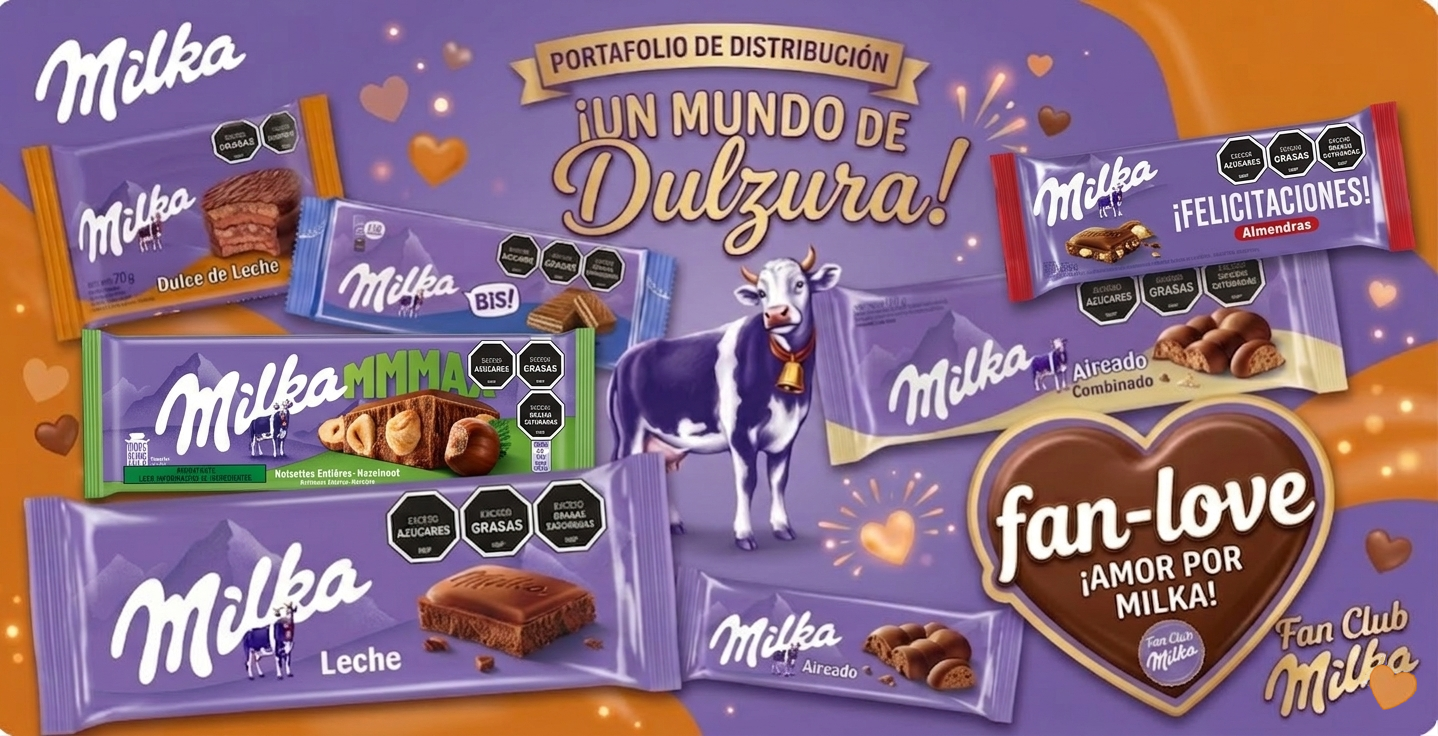 Portafolio Milka - distribuidor oficial Uruguay Nerilan
